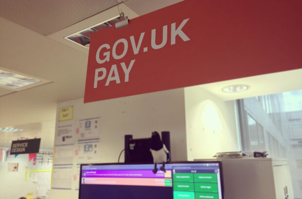 Photo of GOV.UK Pay sign